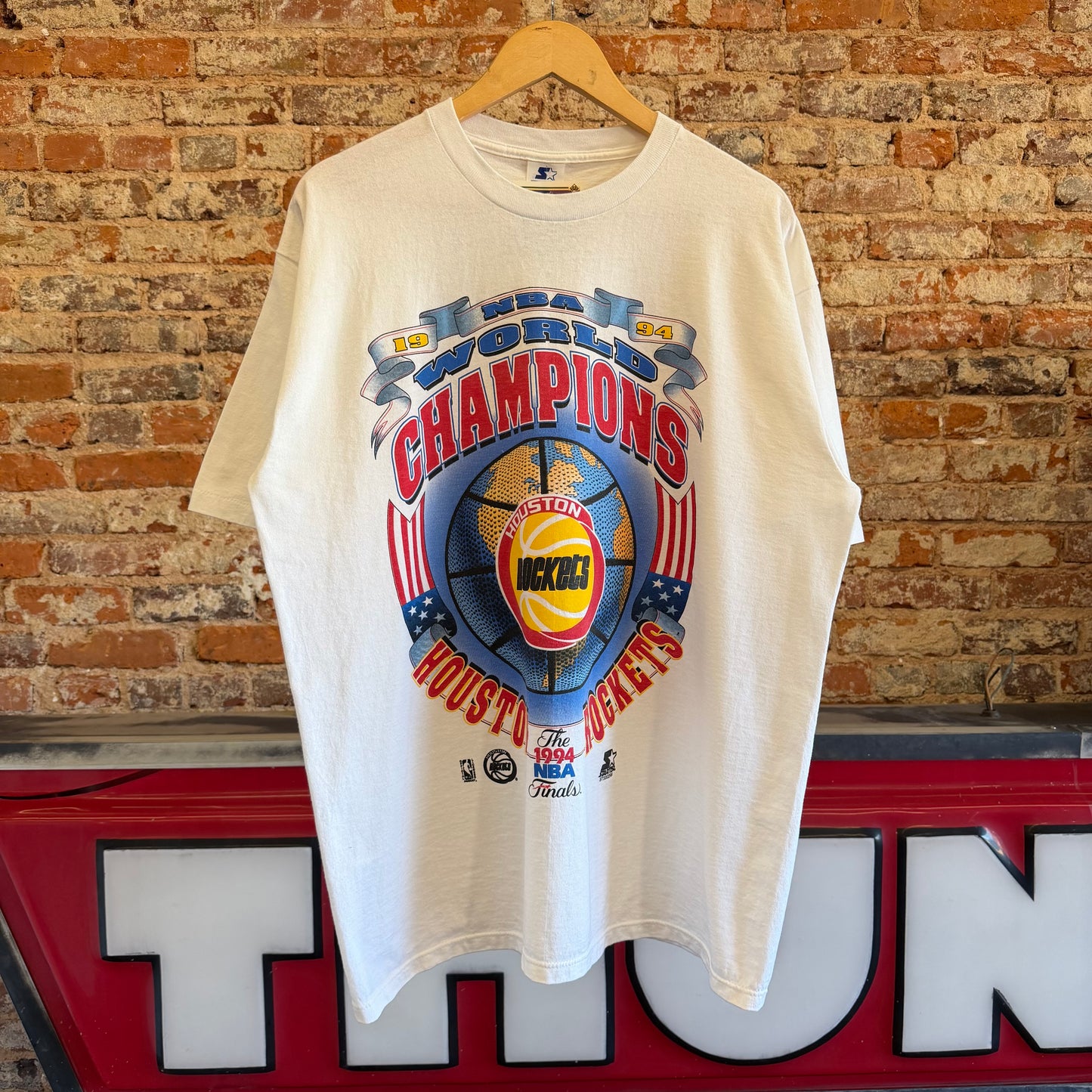 1994 Houston Rockets World Champs T-Shirt XL