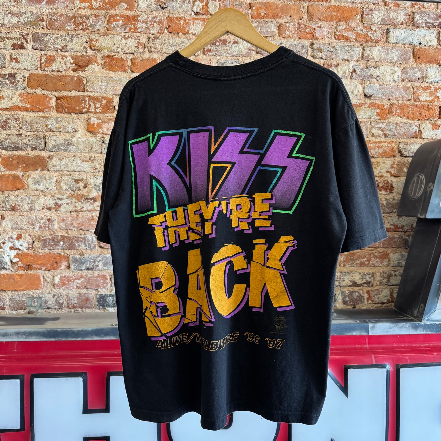 1996 KISS “Alive/World Wide” Tour T-Shirt L