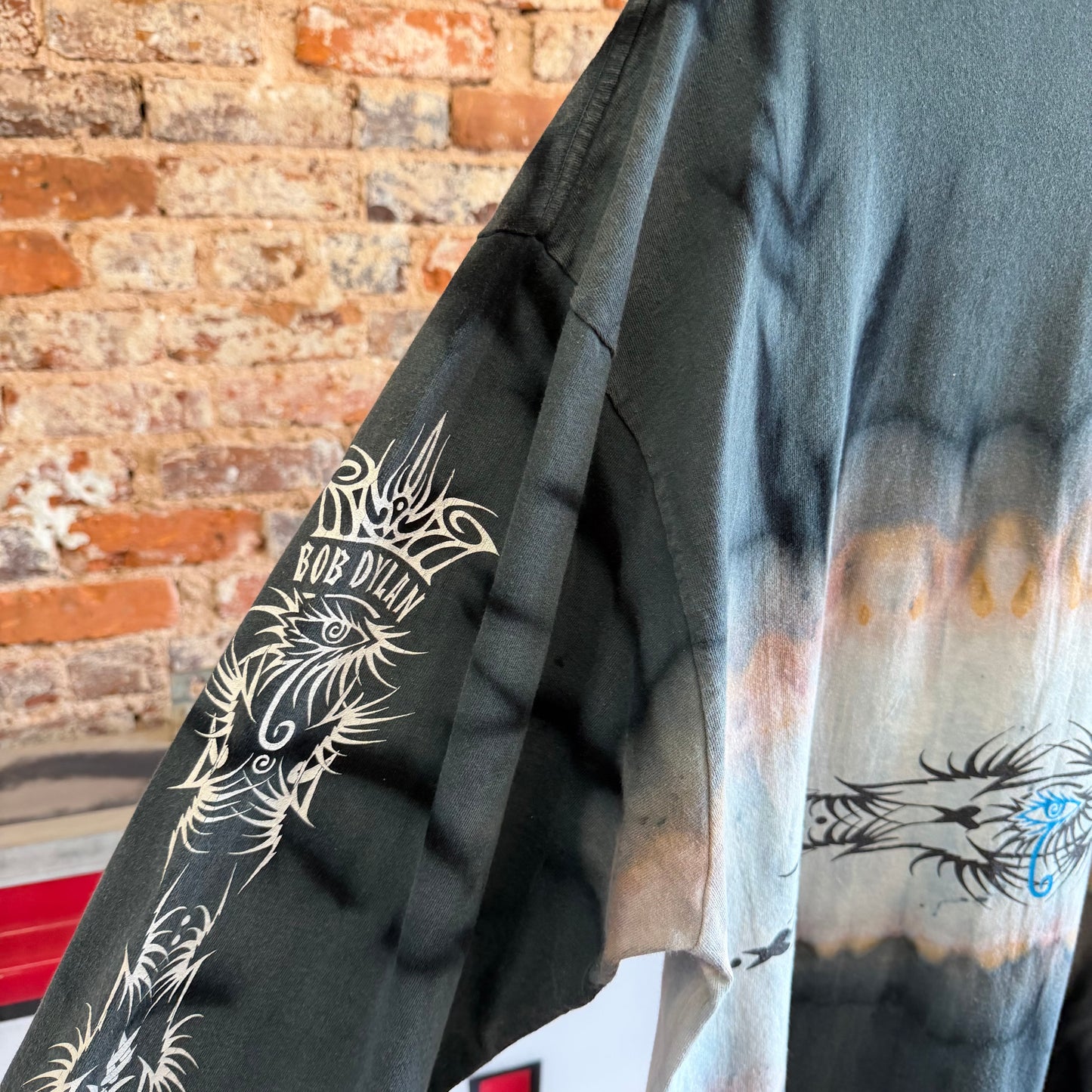 2000 Bob Dylan Tribal Longsleeve Tye Dye 2XL