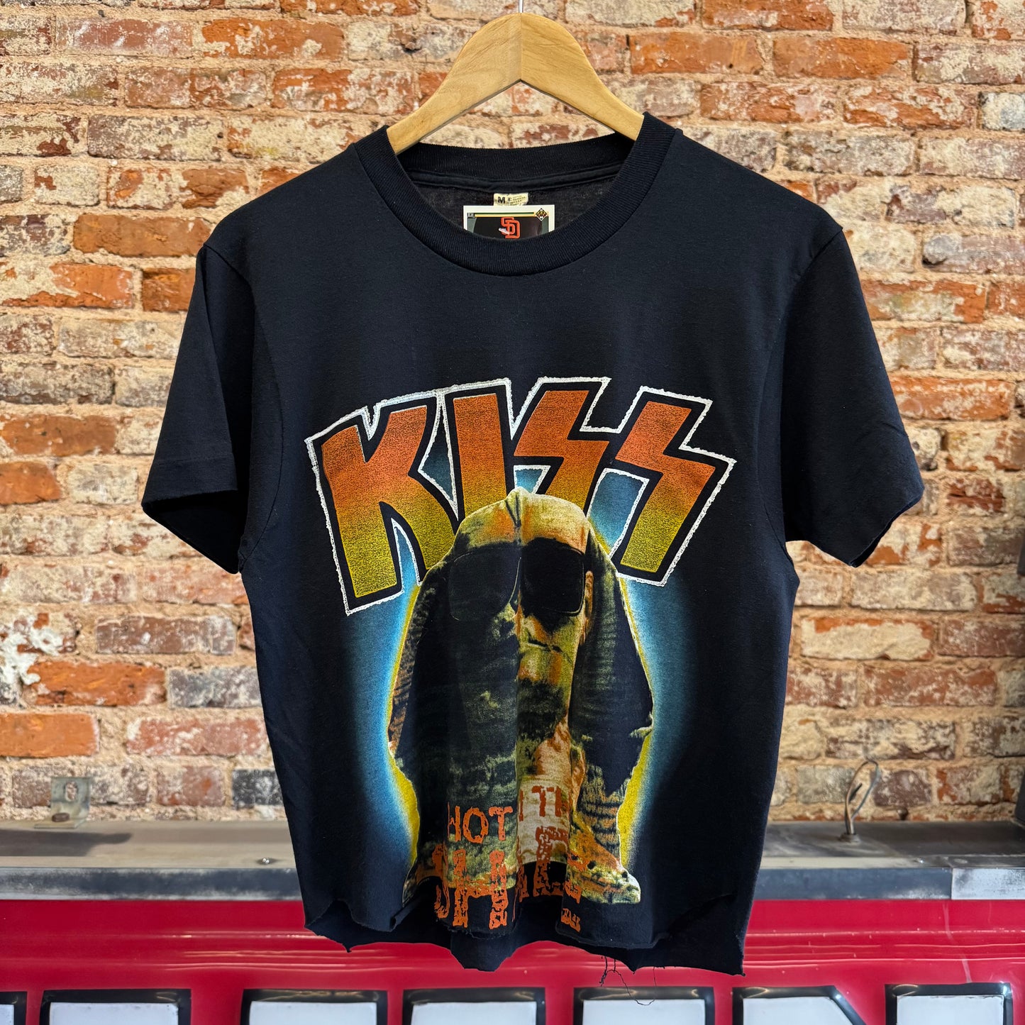 1990 KISS “Hot in the Shade” T-Shirt Chopped M