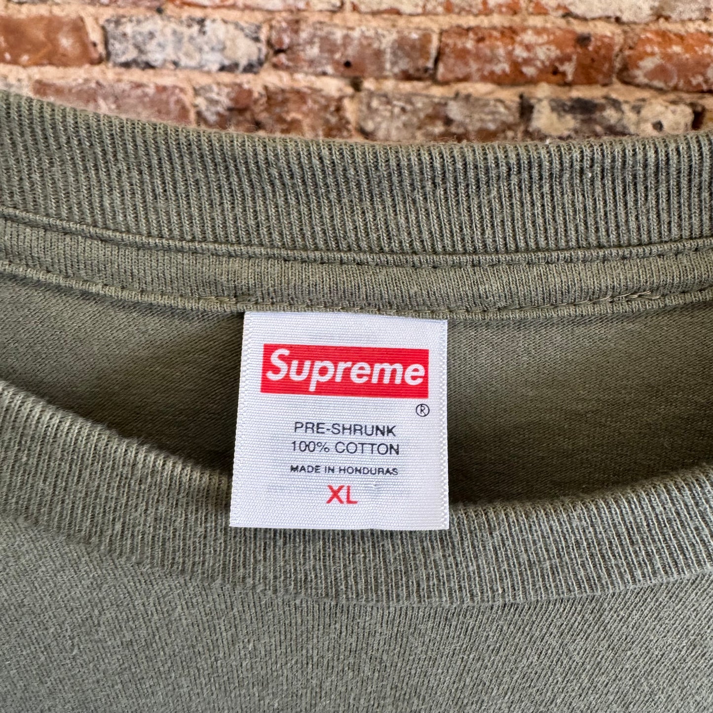 SS25 Supreme x Aphex Twin "Donkey Rhubarb" Long Sleeve Shirt XL