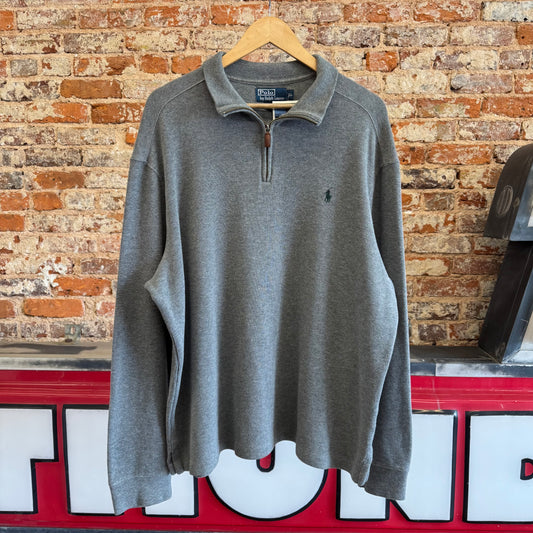 Polo Quarter Zip Sweater L