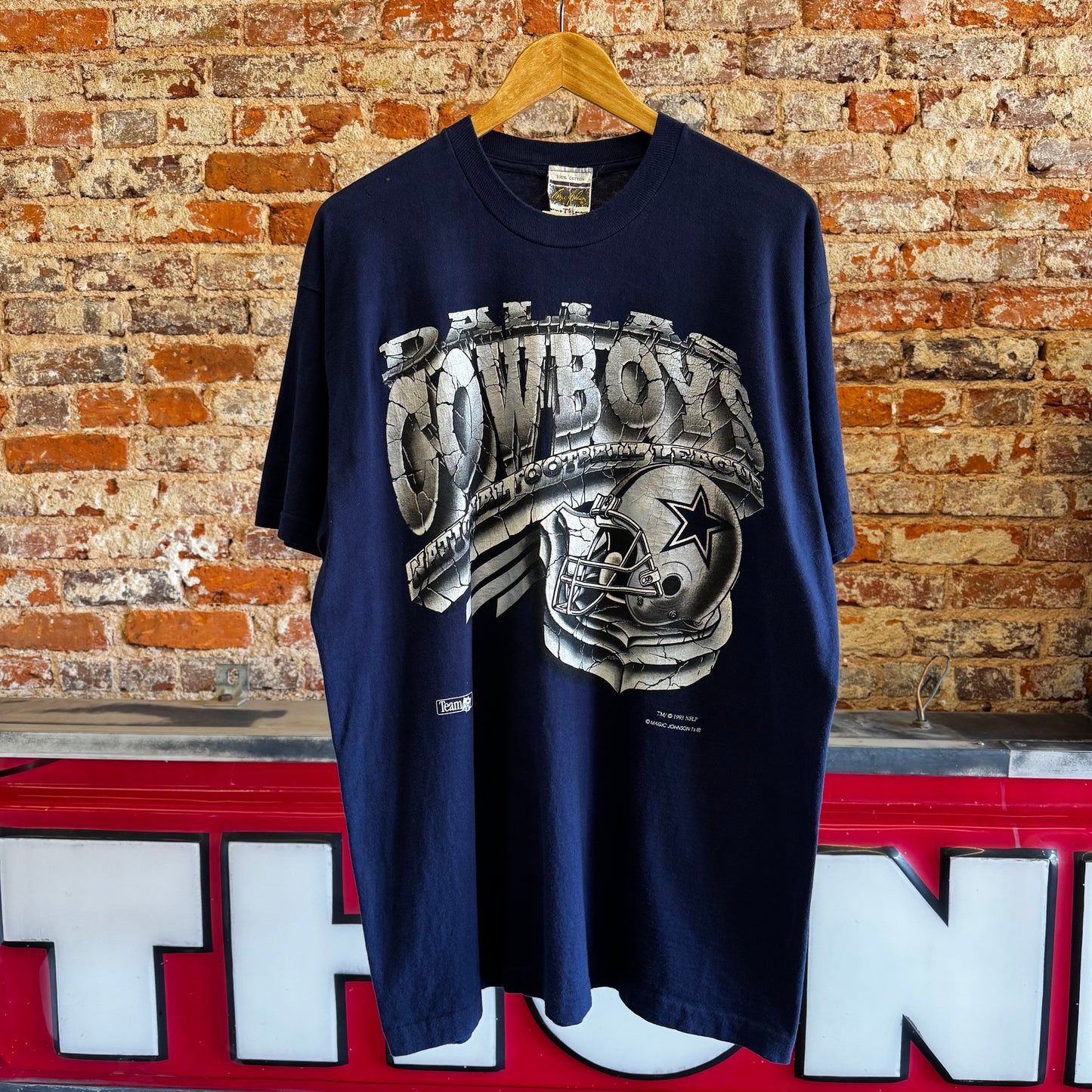 1993 Dallas Cowboys Concrete T-Shirt XL