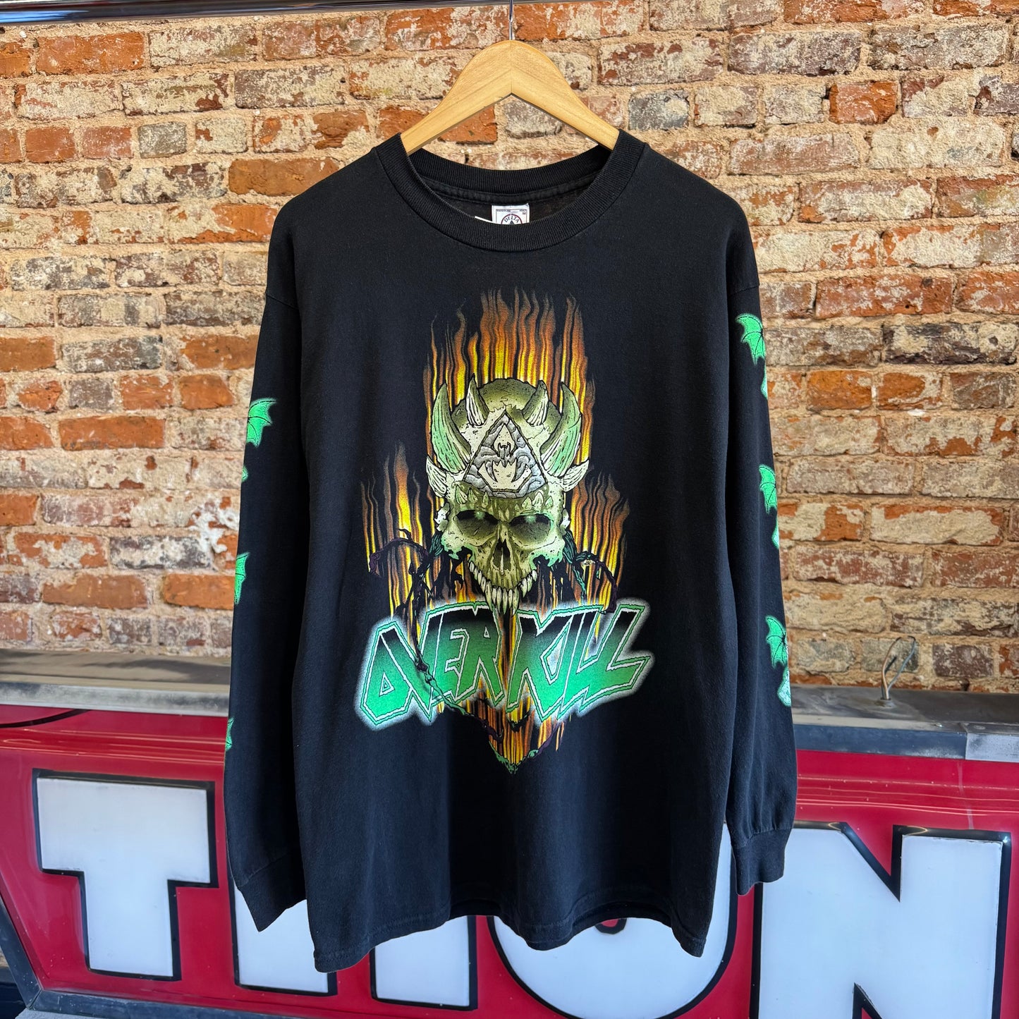 Late 90s Overkill “Fuck You” Long Sleeve T-Shirt M