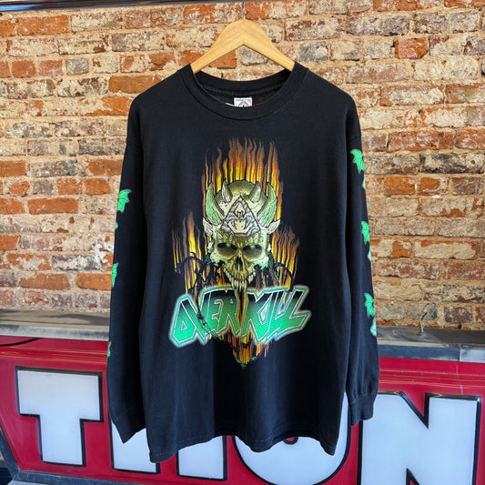 Late 90s Overkill “Fuck You” Long Sleeve T-Shirt M