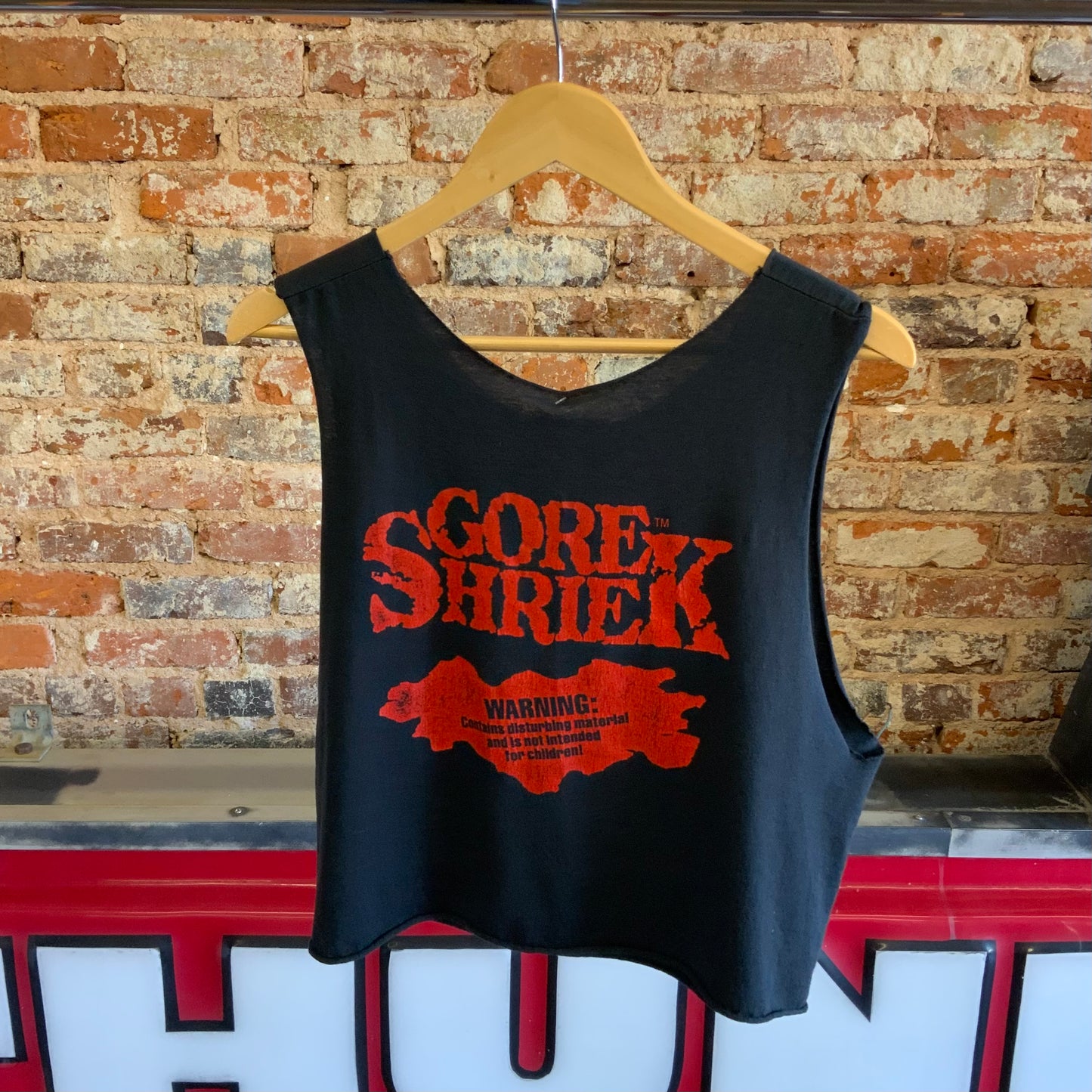 Vintage Gore Shriek Cutoff T Shirt Sz M