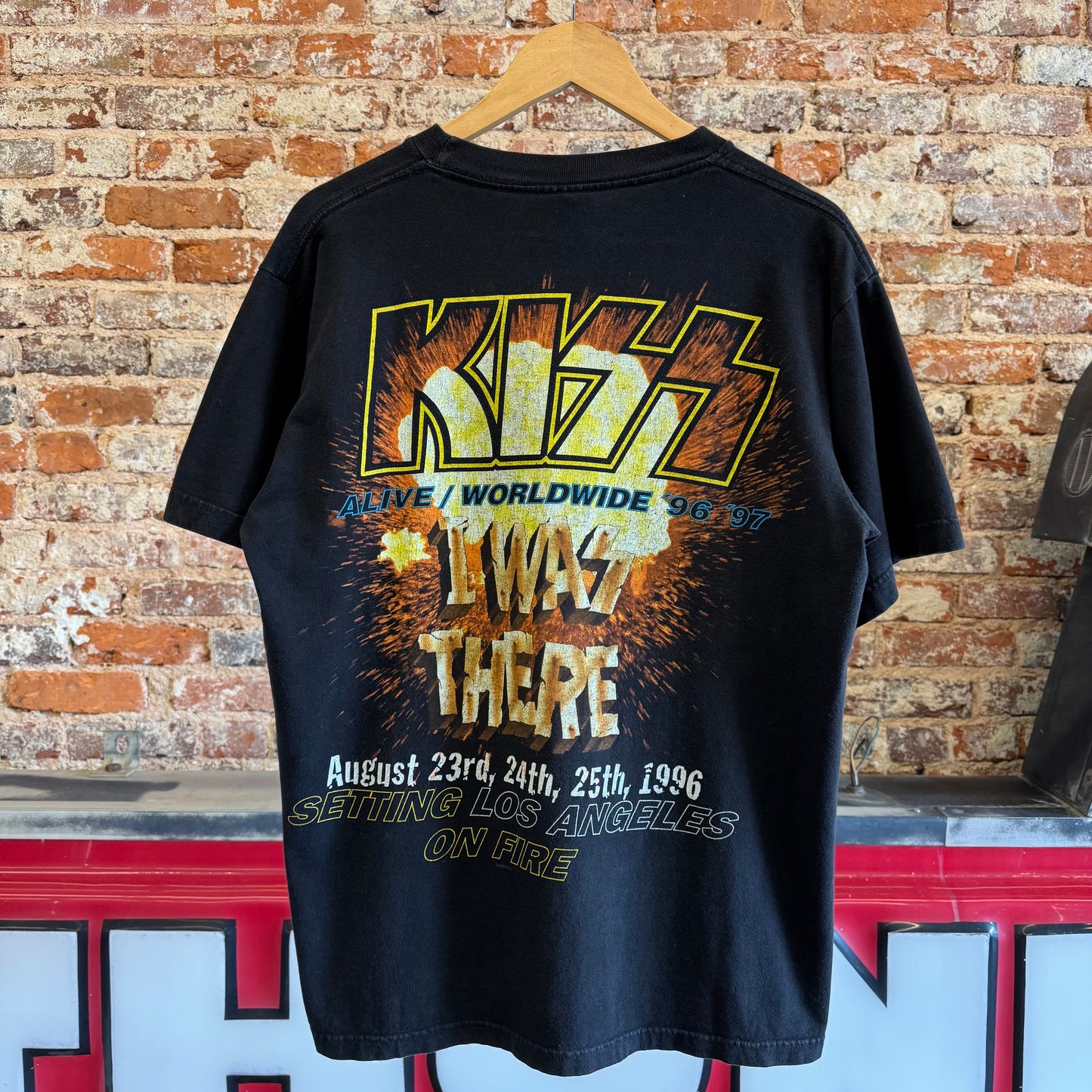 1996 KISS Alive/World Wide “I Was There” T- Shirt L