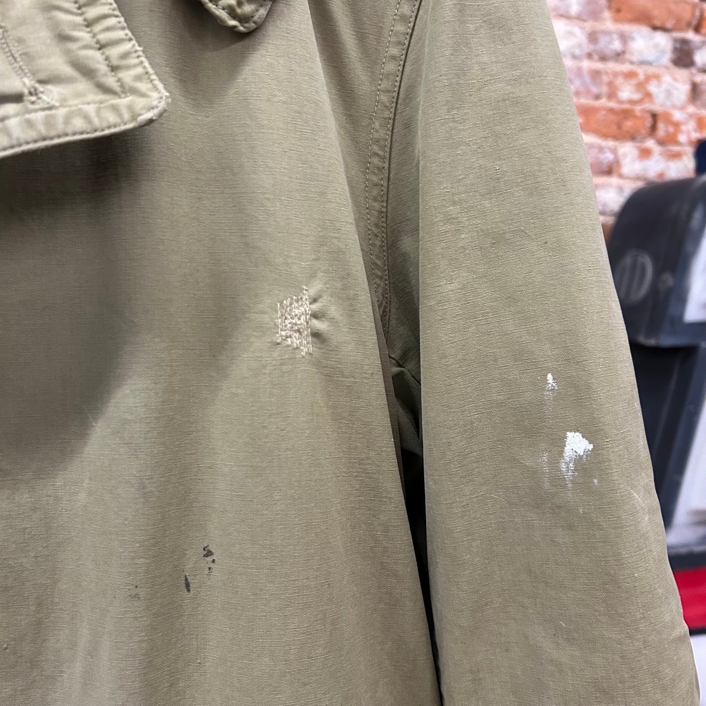 Vintage 1940s Military M43 Mackinaw Jeep Coat Size 38 - Repaired