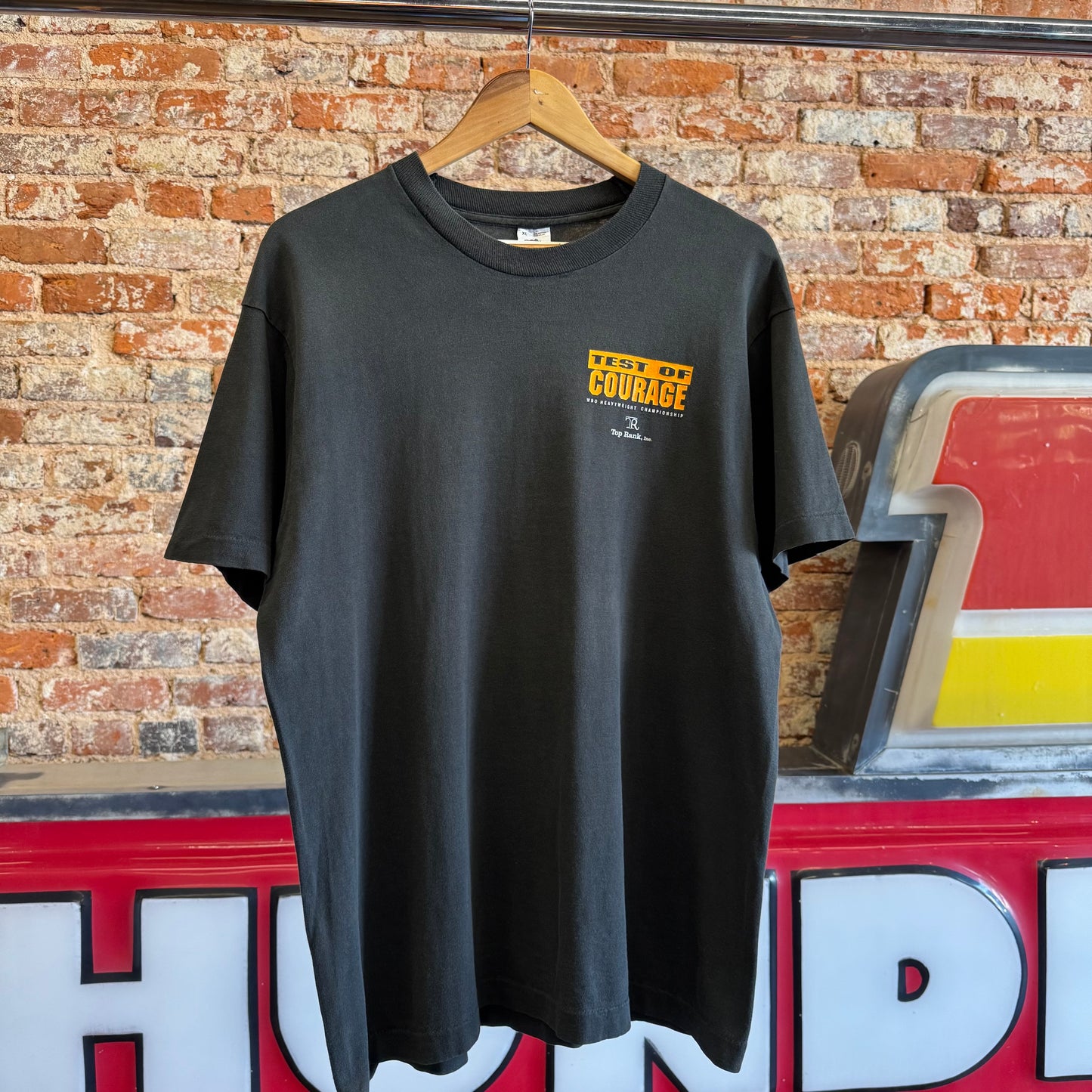 1991 “Test Of Courage” Mercer Vs Morrison Boxing T-Shirt XL