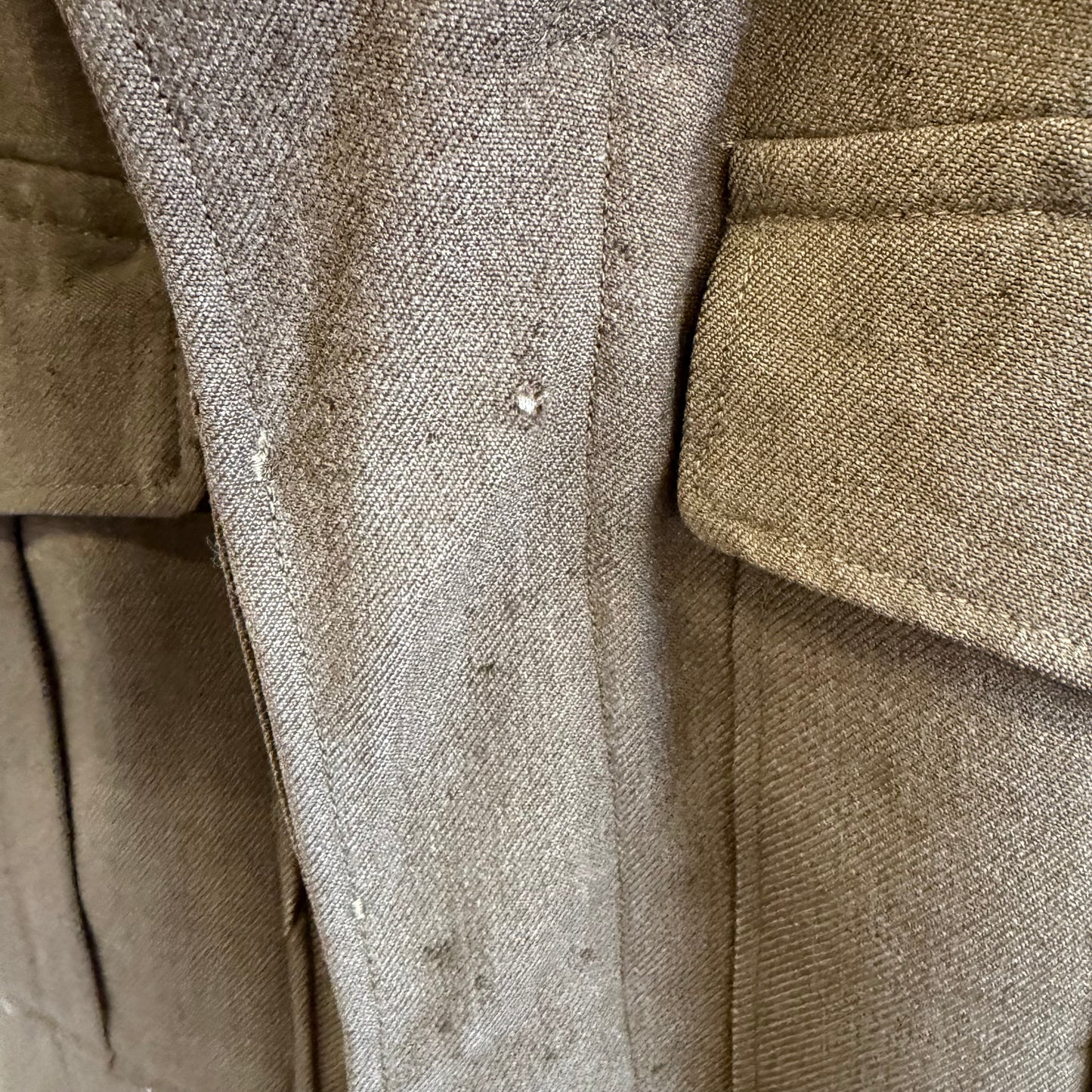 1940s Wool Military Ike Jacket