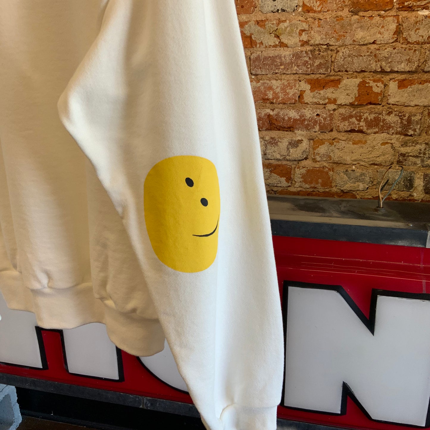 Kapital Eco Smiley Crewneck Sz 3