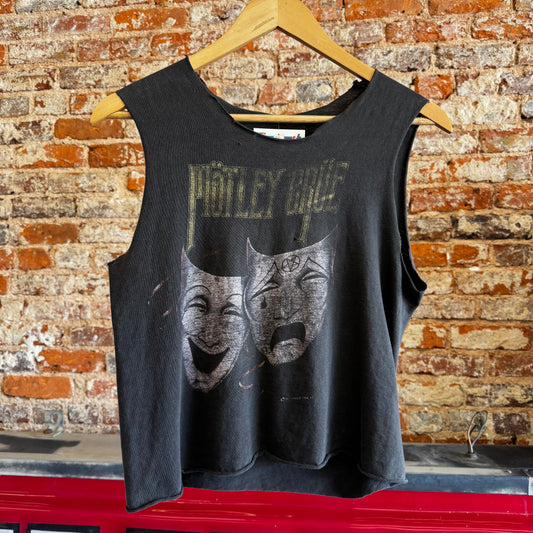 Vintage 1980s Motley Crue Theatre of Pain Cutoff t shirt Sz S