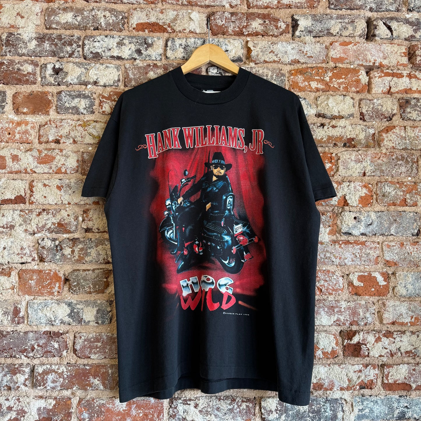 1994 Hank Williams Jr “Hog Wild” Tour T-Shirt XL