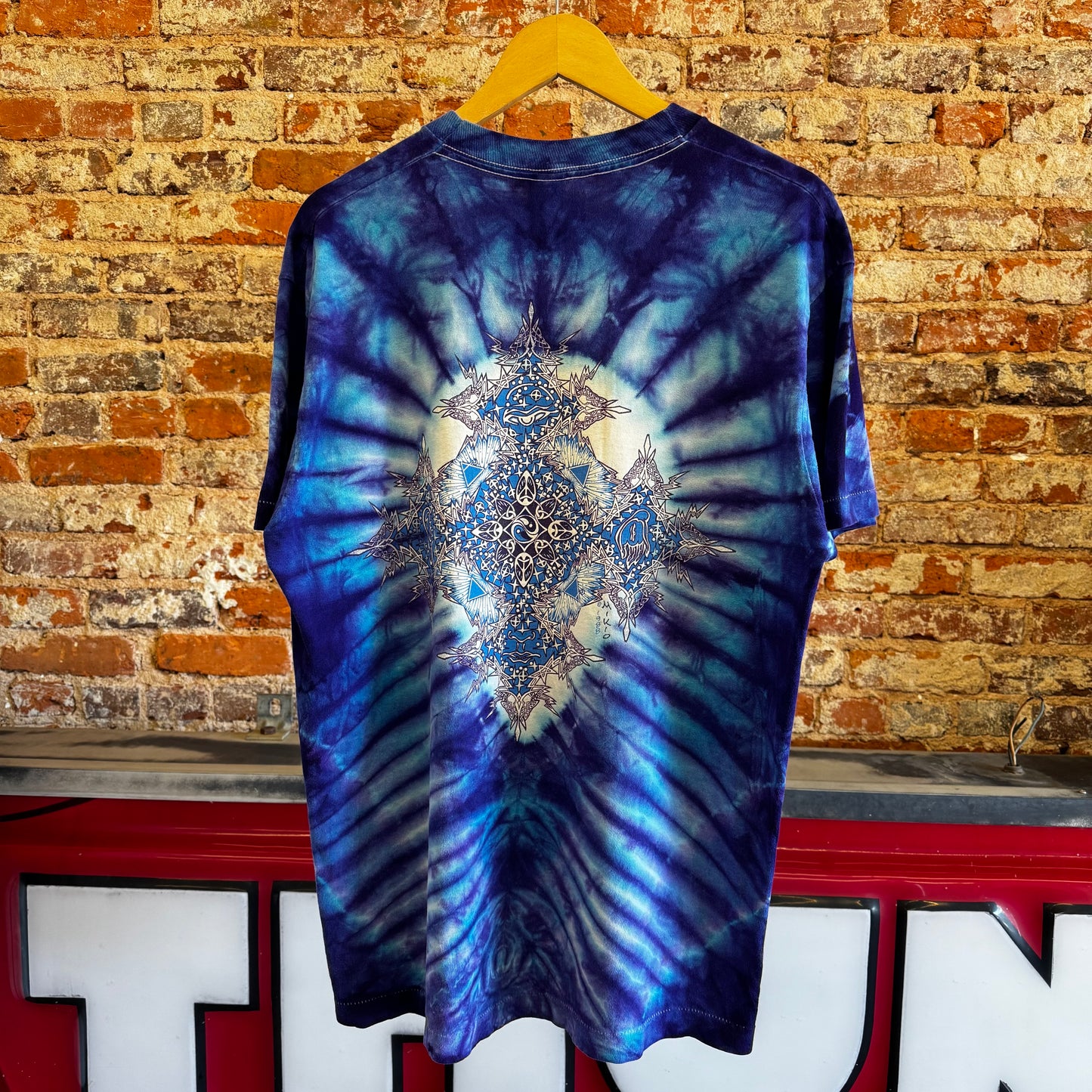 1990s Woodstock Tie Dye Lot T-Shirt XL