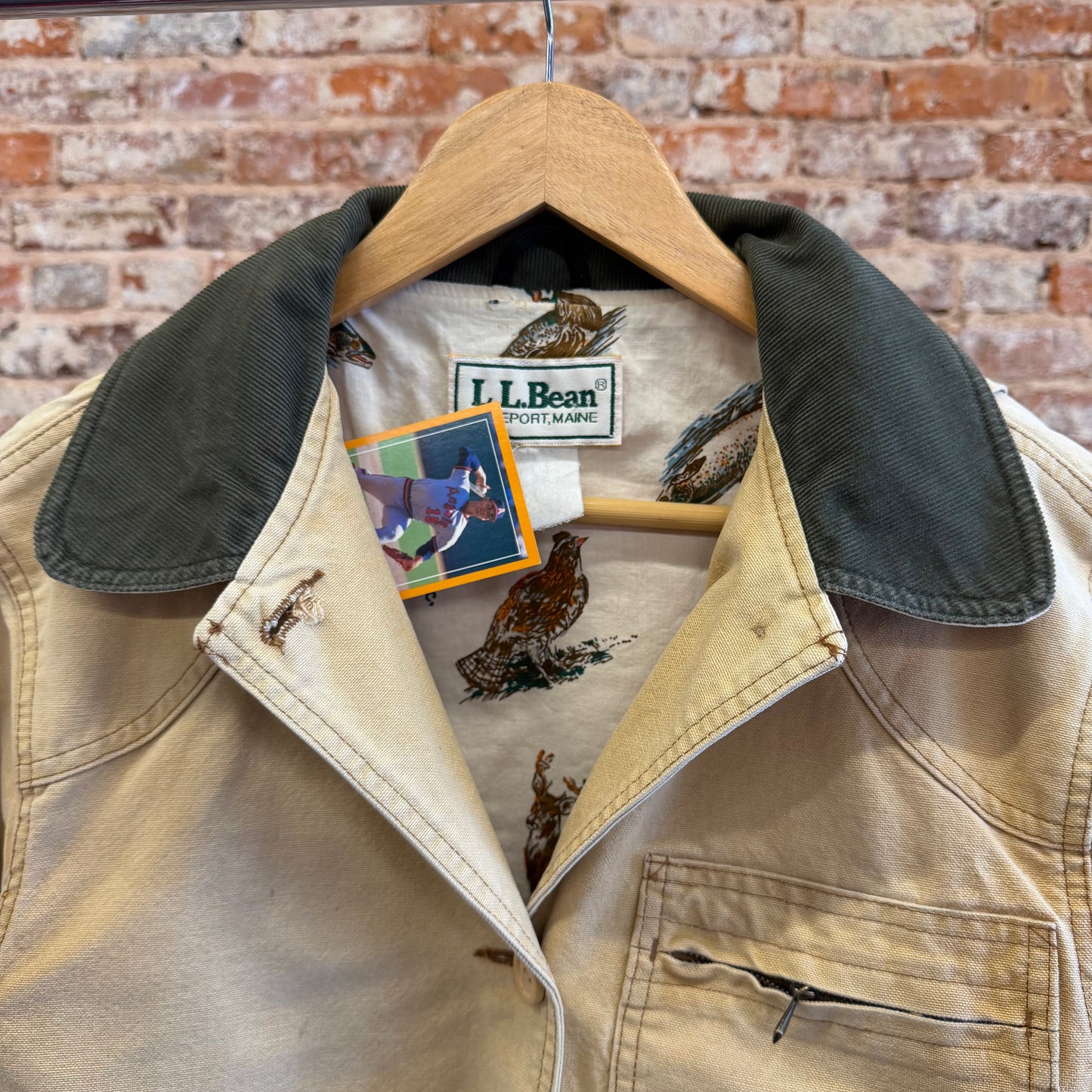 80’s LL Bean Barn Coat/ Wildlife Liner