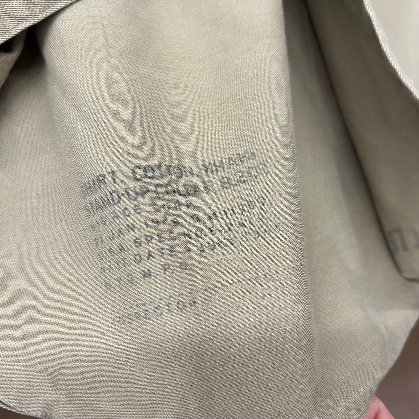 1940’s Military Cotton Twill Shirt