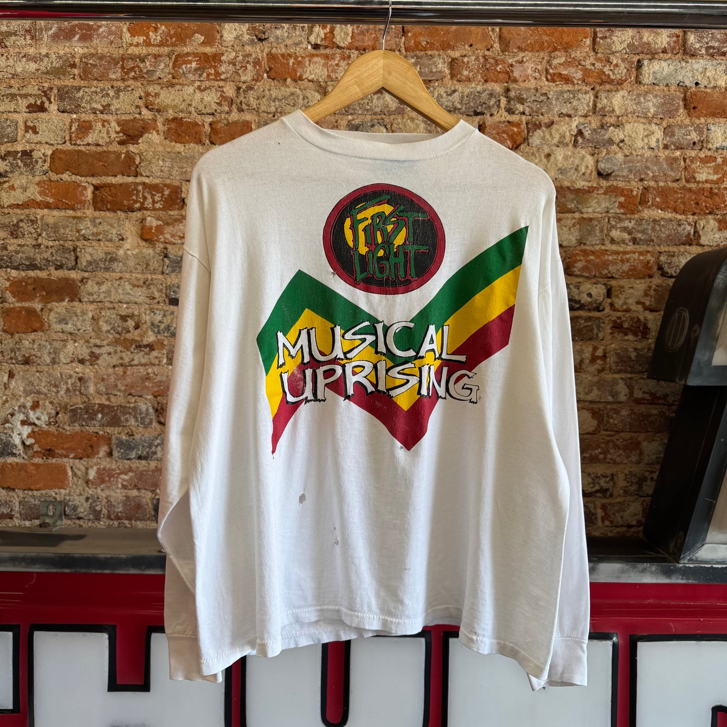 90s First Light Rasta “Musical Uprising” Long Sleeve Shirt XL