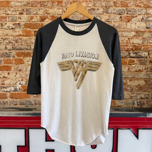 1980 Van Halen “World Invasion” Tour Raglan