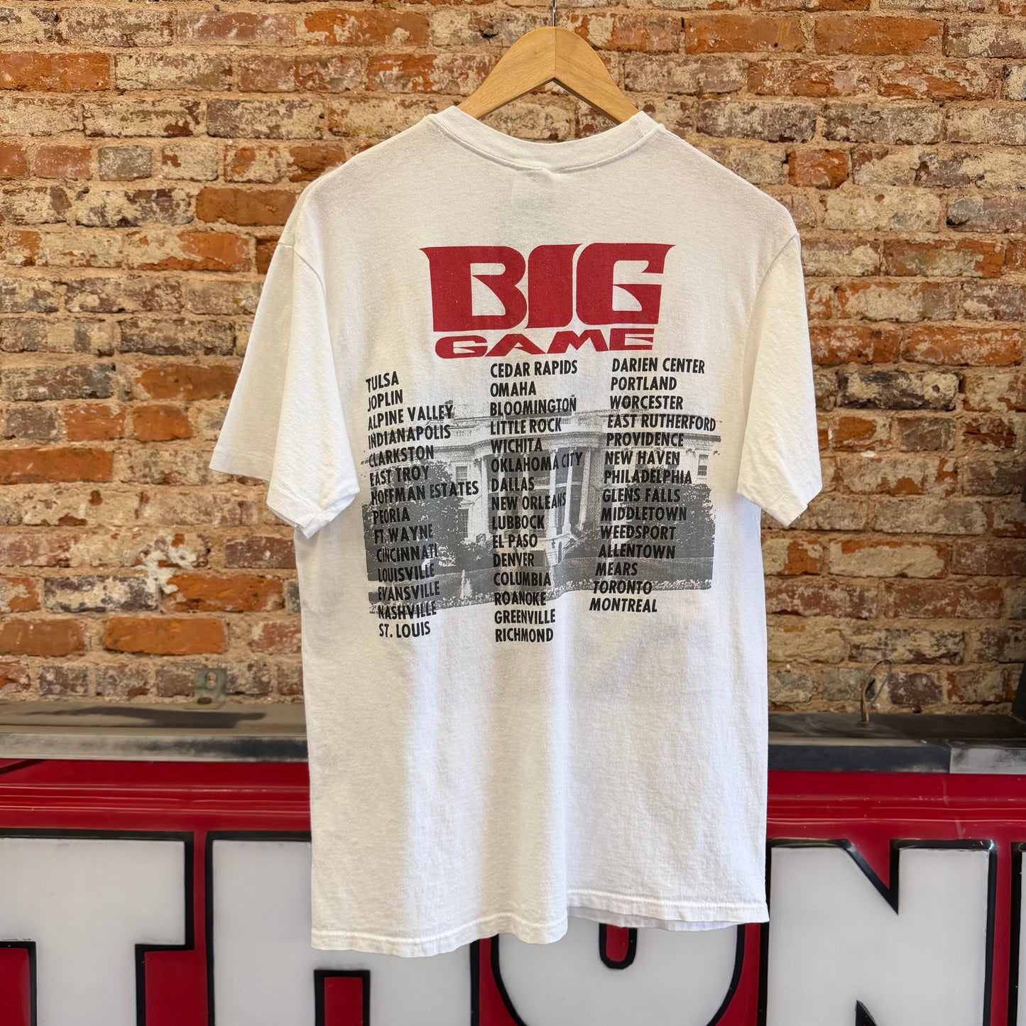 1989 White Lion “Big Game” Tour T-Shirt”
