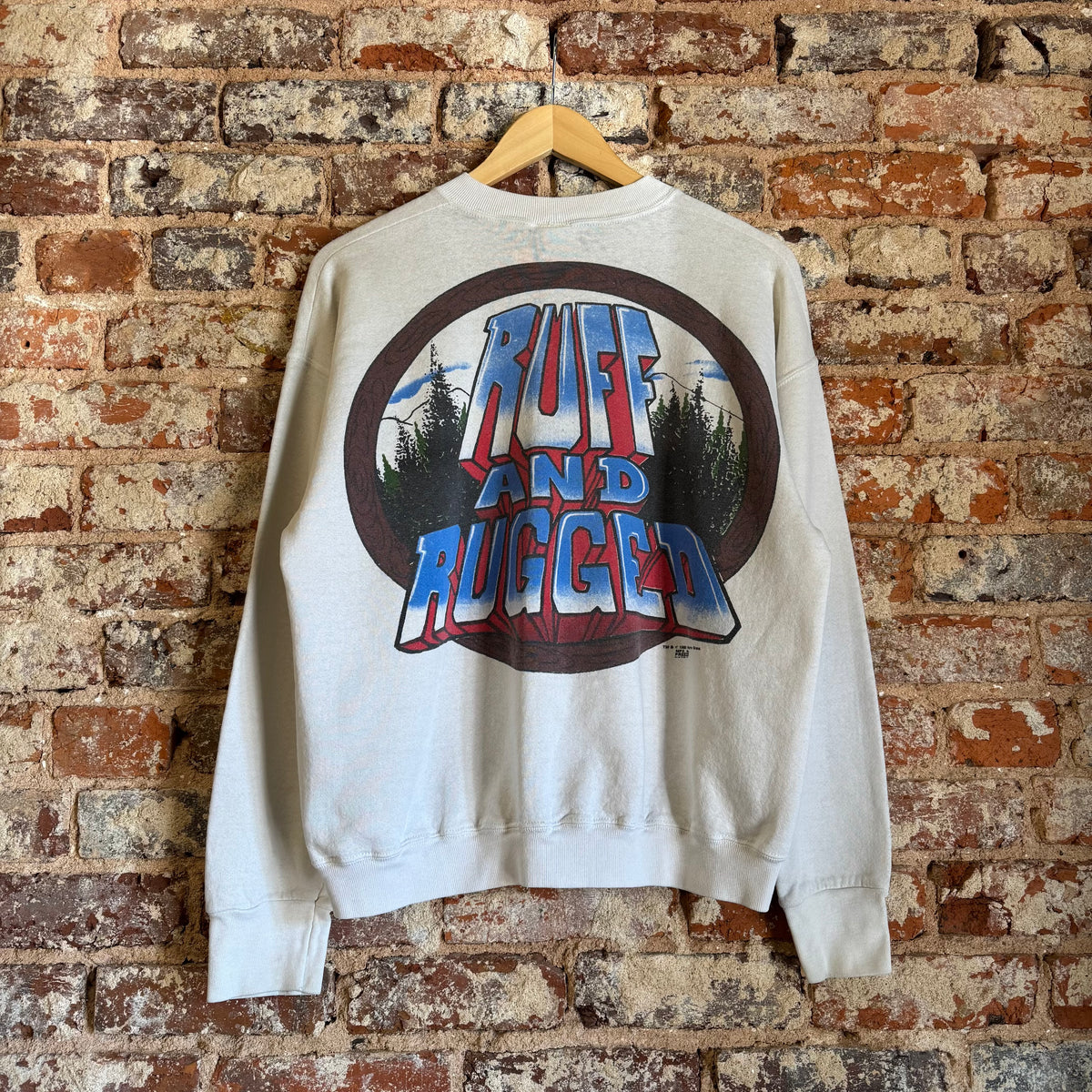 1995 Looney Tunes “Taz” AOP Crewneck L