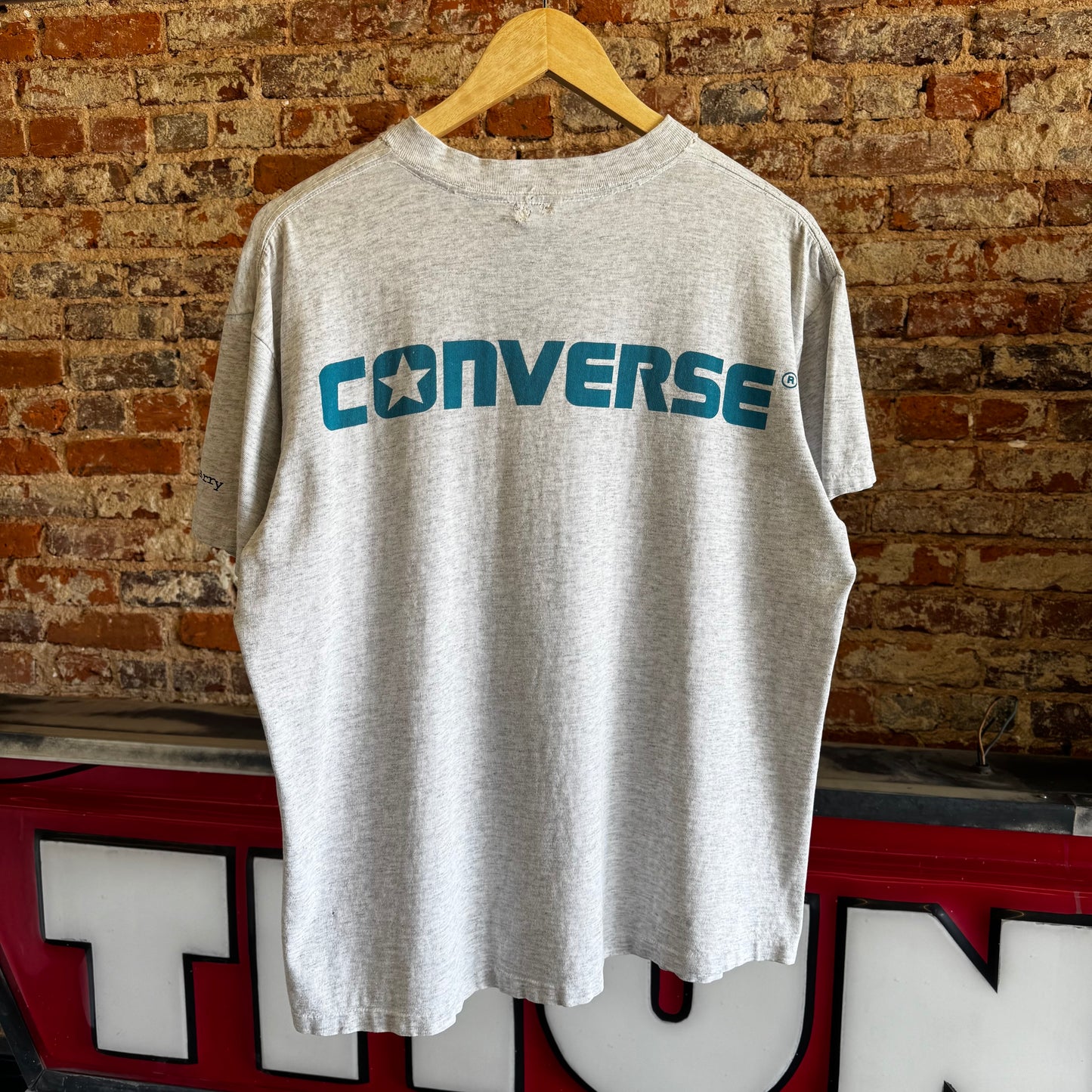 90s Larry Johnson Converse T-Shirt Large