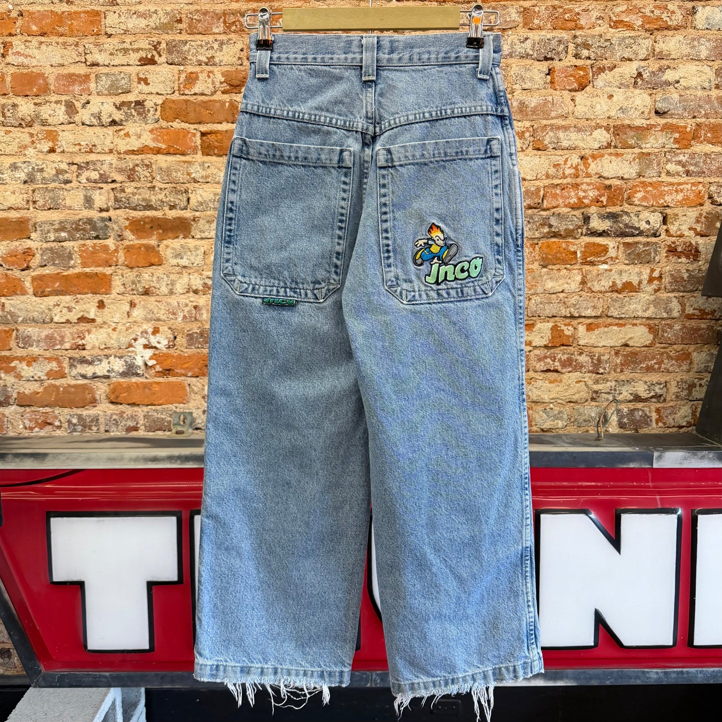 Youth JNCO “FlameHead” Jeans Size 12