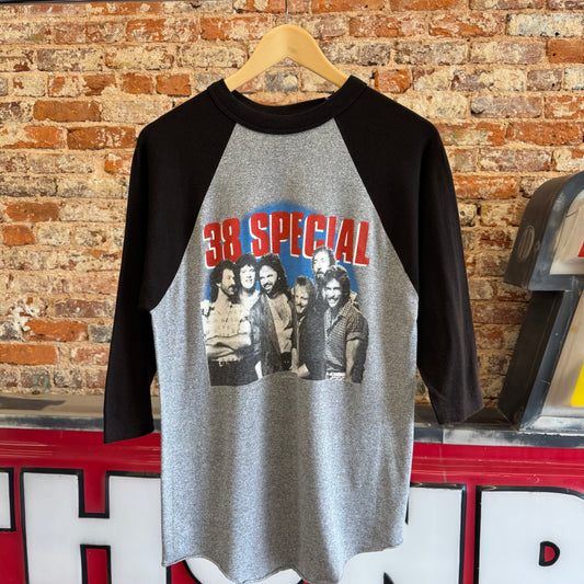 1986 38 Special “Strength In Numbers” Tour Raglan Shirt XL