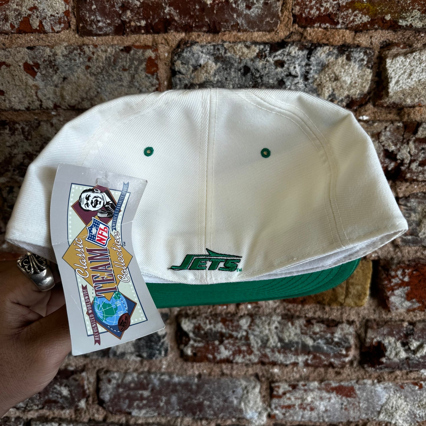 90’s New York Jets New Era Fitted Hat 7 1/4