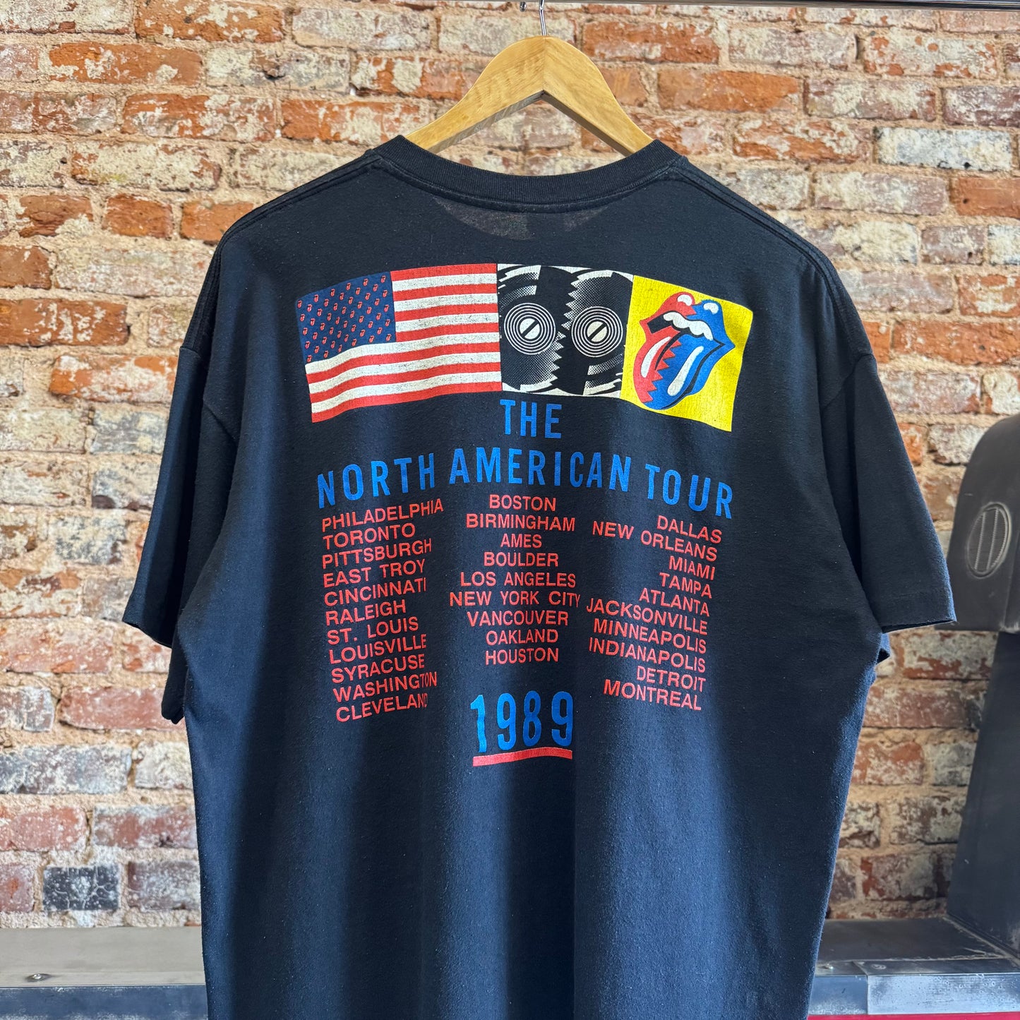 1989 Rolling Stones “North American Tour” T-Shirt XL