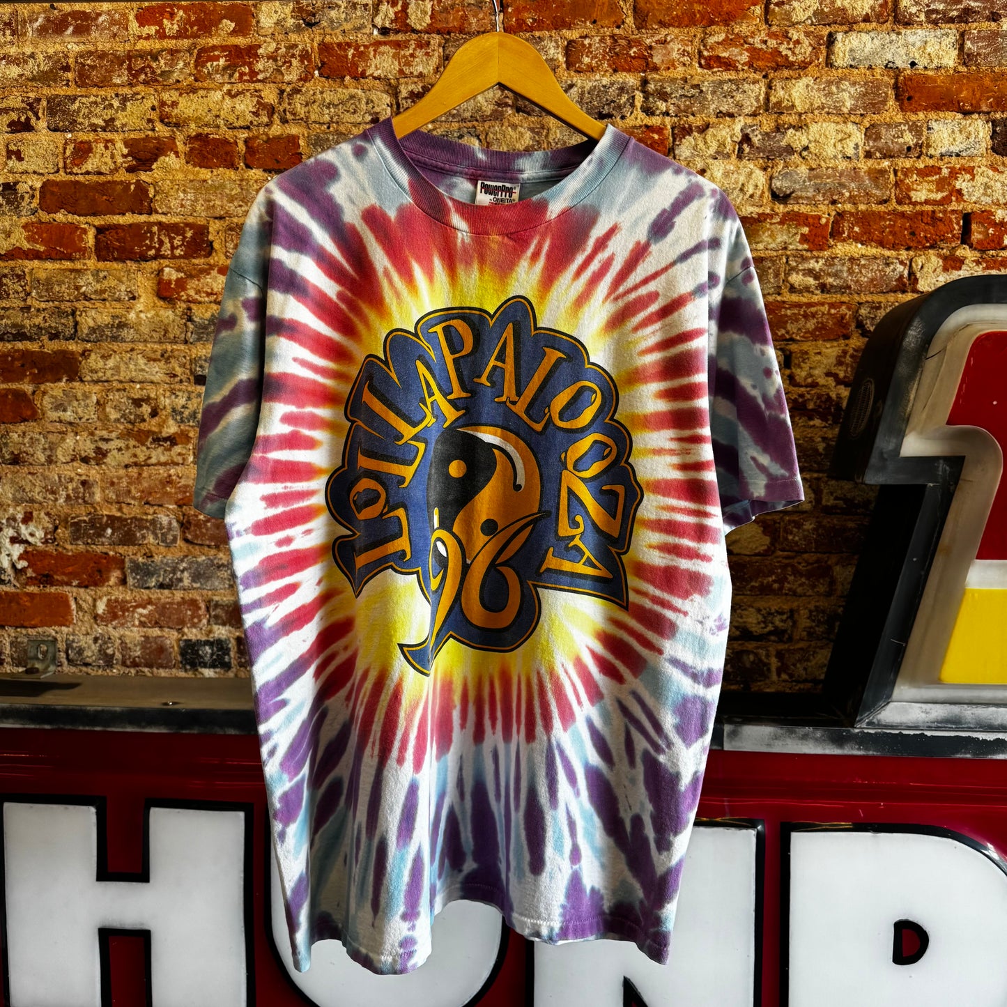 Vintage 1996 Lollapalooza Tie Dye T shirt Sz XL
