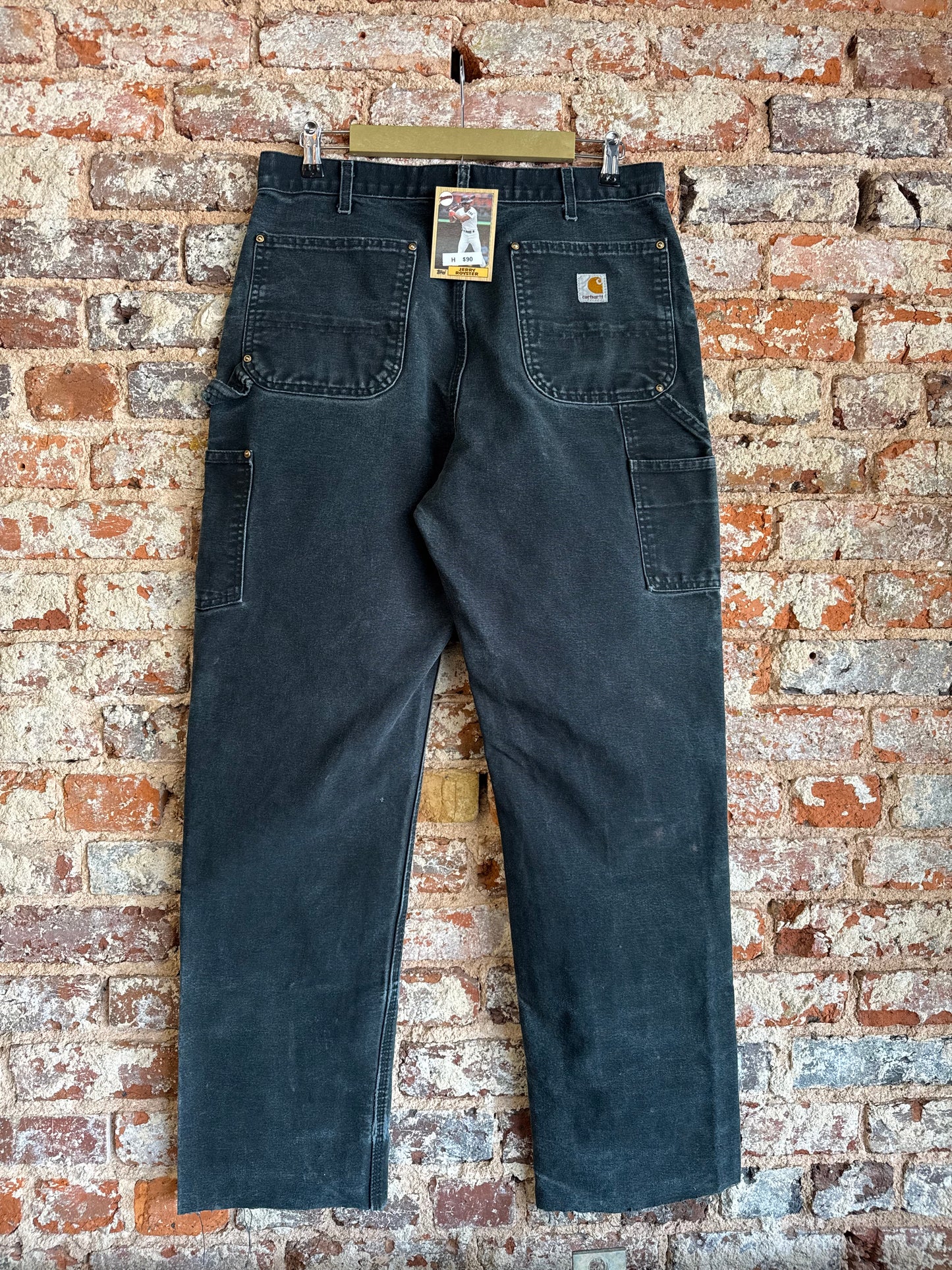 Vintage BLK Carhartt Double Knee Pants 33w