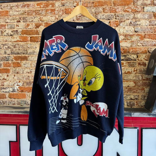 1996 Looney Tunes “Whammer Jammer” Crewneck L