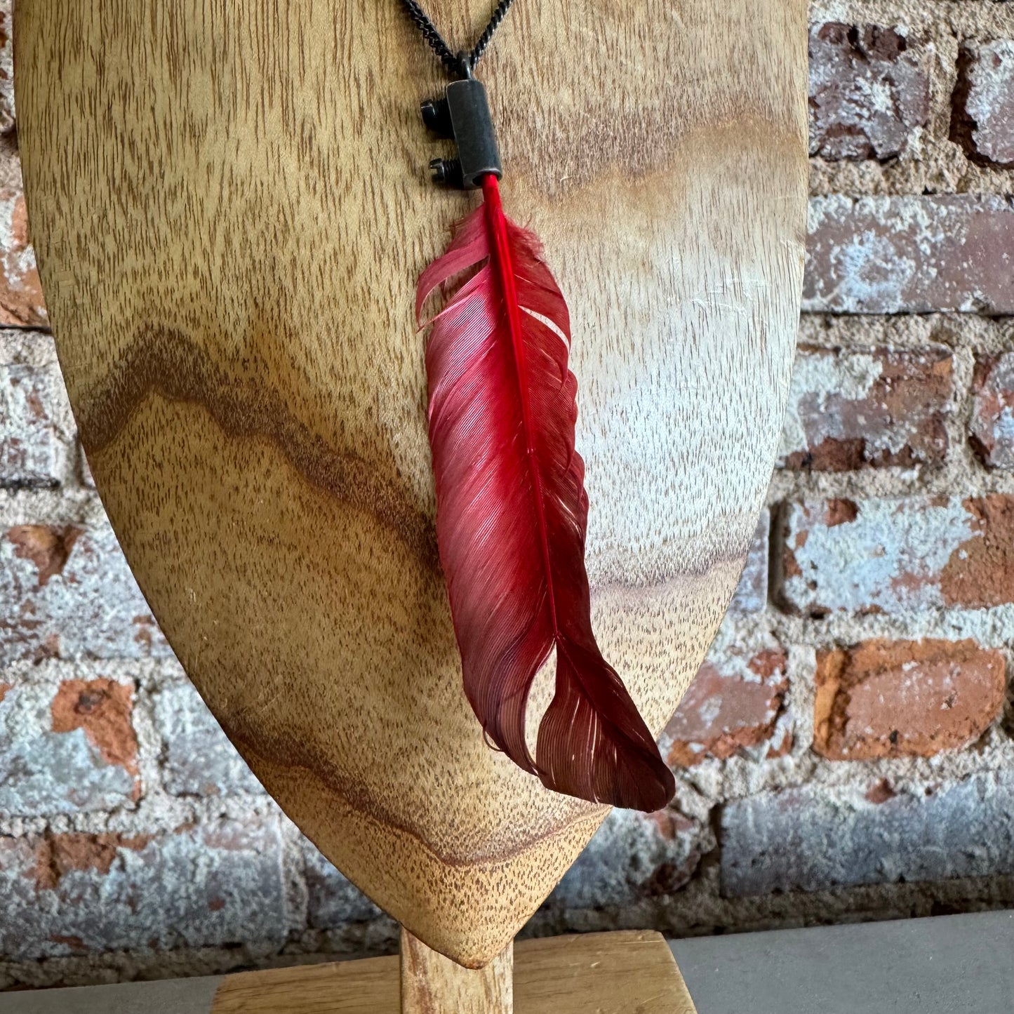 Ann Demeulemeester Feather Necklace
