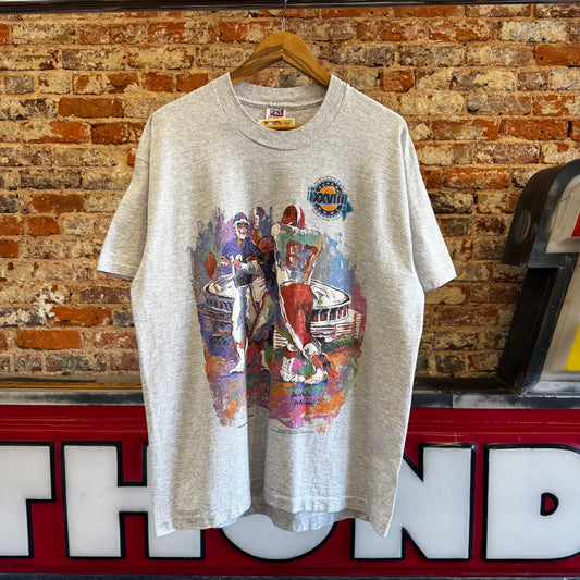 1993/1994 NFL Super Bowl “Richard Wallich” Art T-Shirt XL