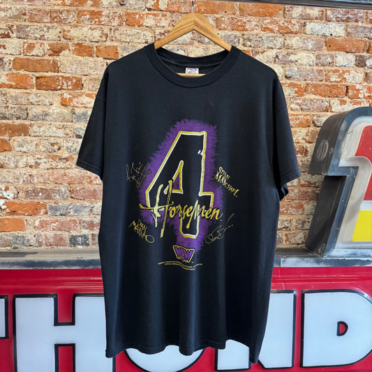 1998 WCW “4 Horsemen Signature” T-Shirt XL