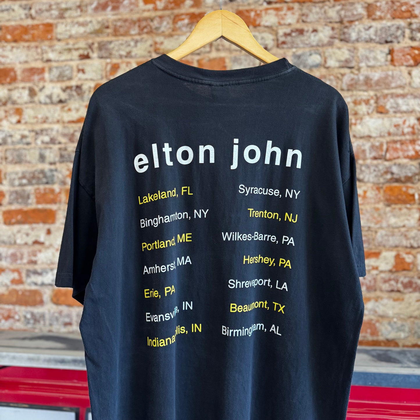 1999 "An Evening With Elton John"  Tour T-Shirt XL