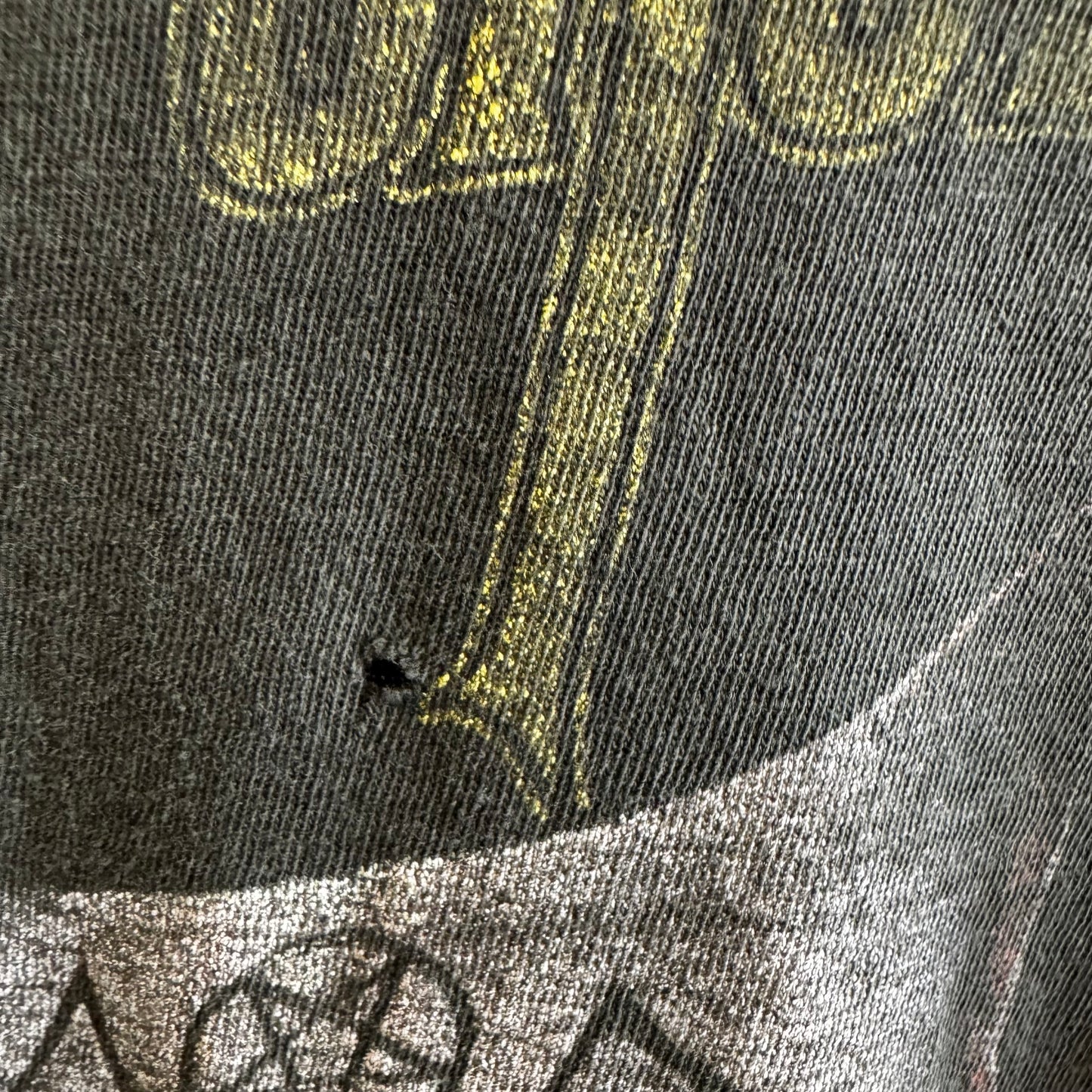 Vintage 1980s Motley Crue Theatre of Pain Cutoff t shirt Sz S