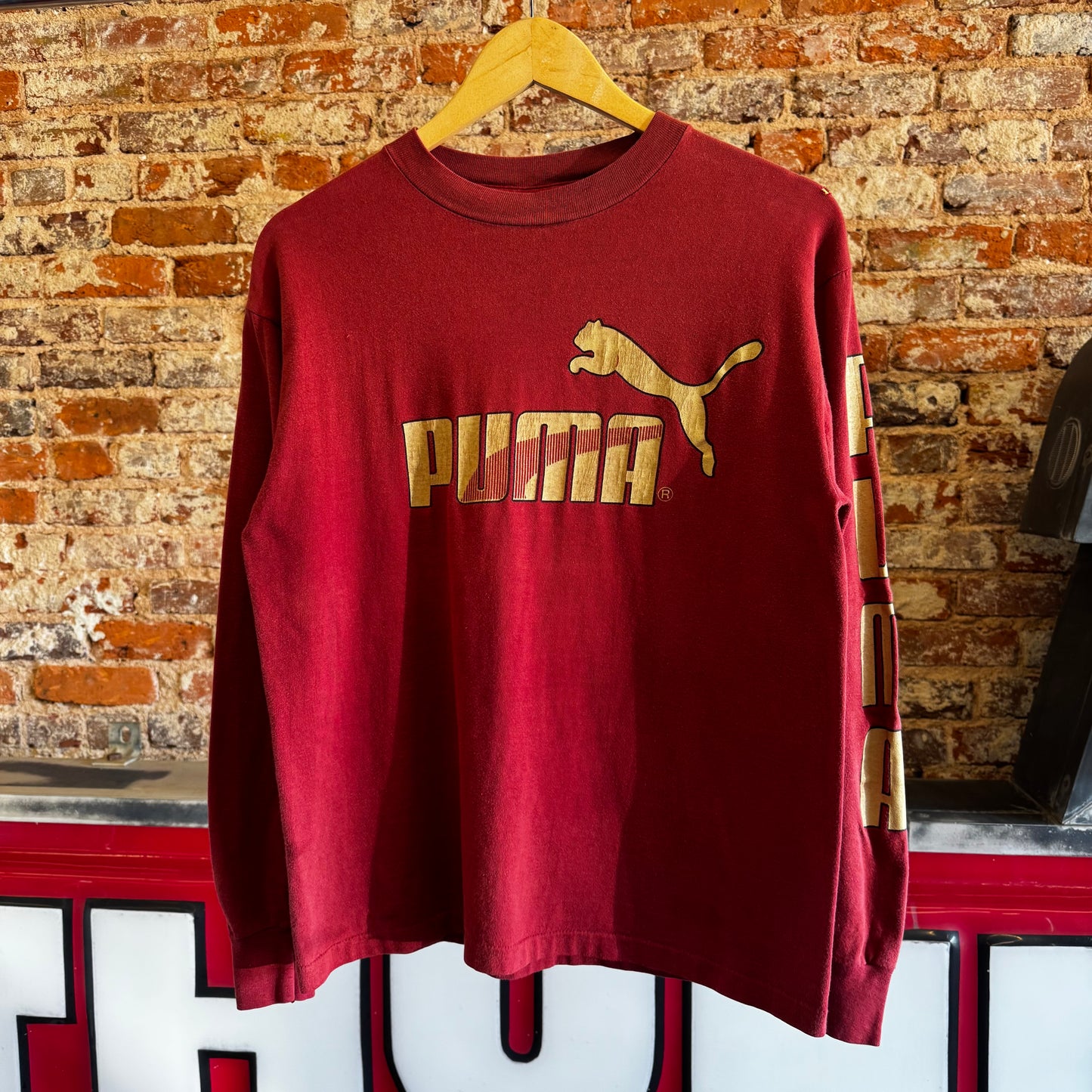 1982 Puma Martina Navratilova “Tennis Over America Tour” Long Sleeve T-Shirt L