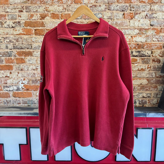 Polo USC Quarter Zip Sweater L