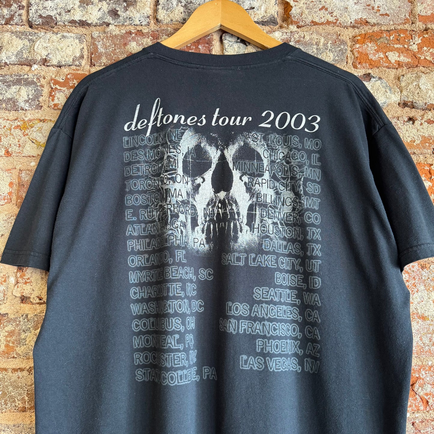 2003 Deftones Self Titled Tour T-Shirt XL