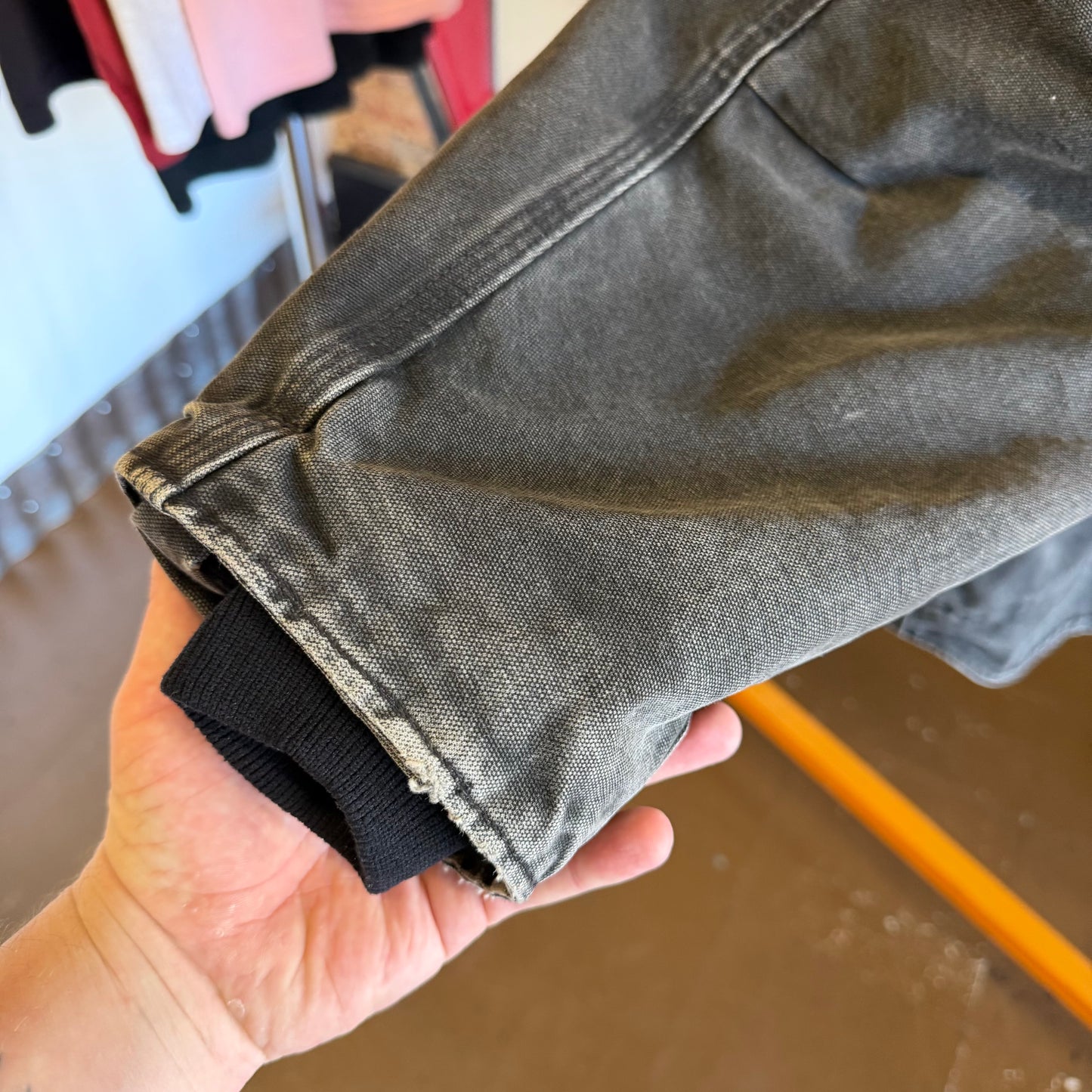 Early 2000’s Carhartt C61 BLK Sherpa Lined Chore Coat XL