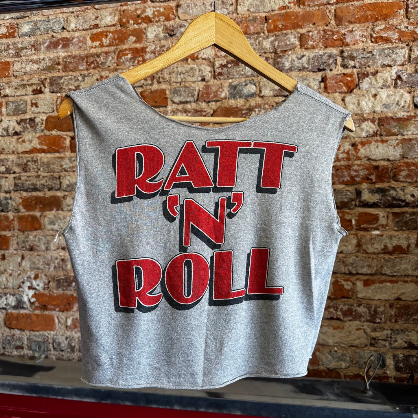 Vintage 1984 Ratt n Roll Cutoff T shirt Sz M