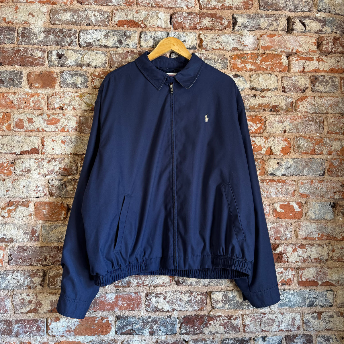 Vintage Navy Polo Ralph Lauren Bi-Swing Windbreaker XL
