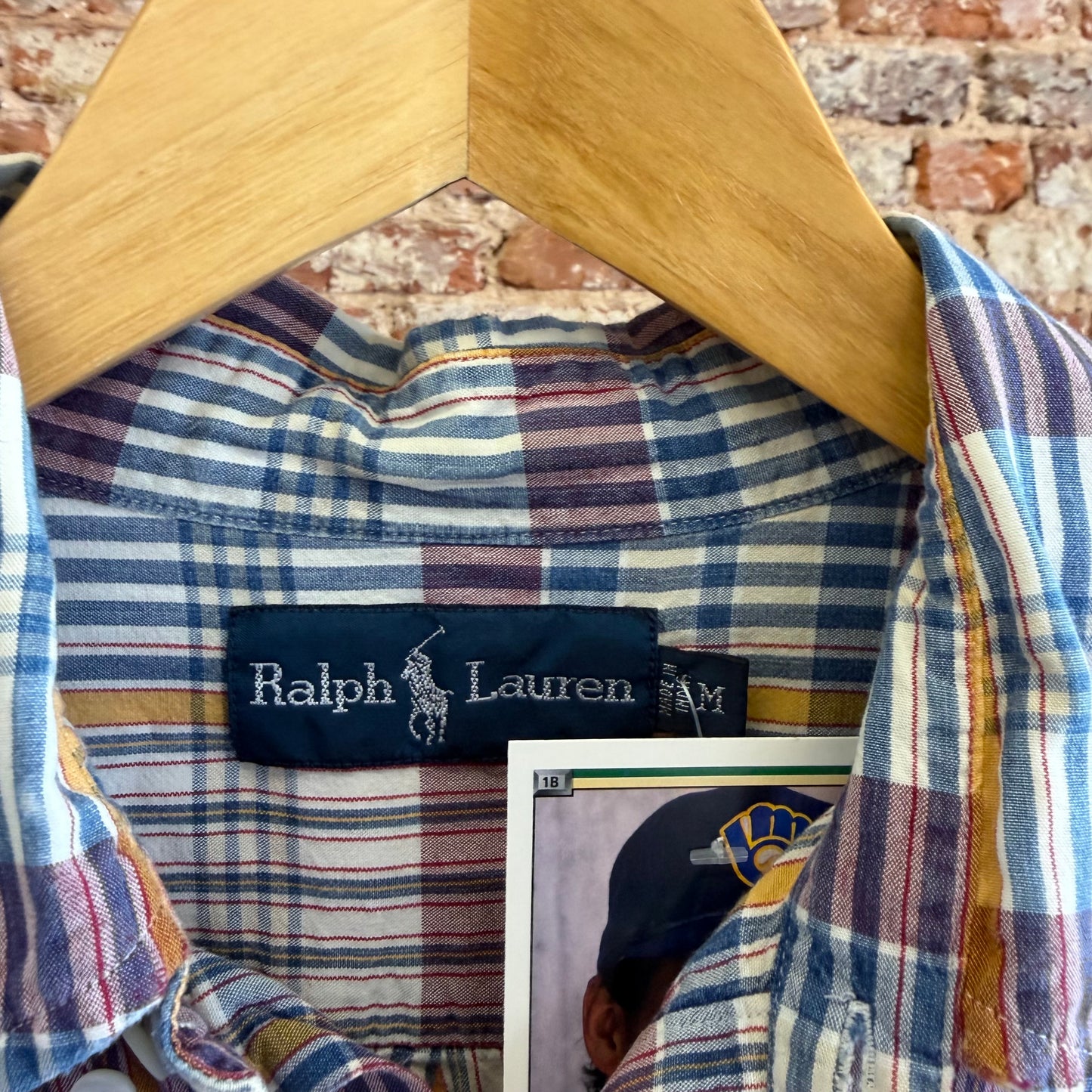 Vintage Polo Ralph Lauren Plaid Pullover Medium