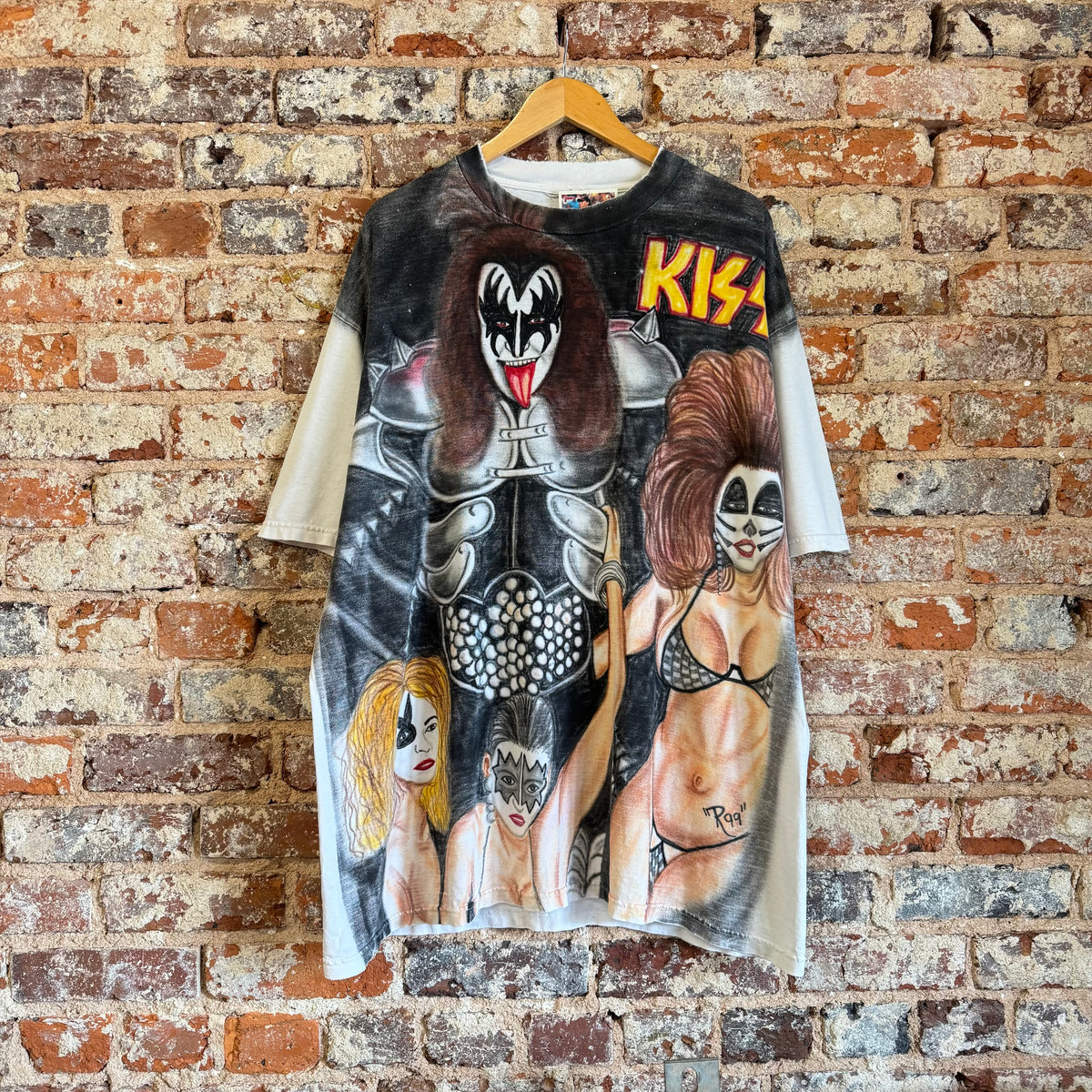 1999 KISS Gene Simmons “Chicks” Air Brushed T-Shirt XL