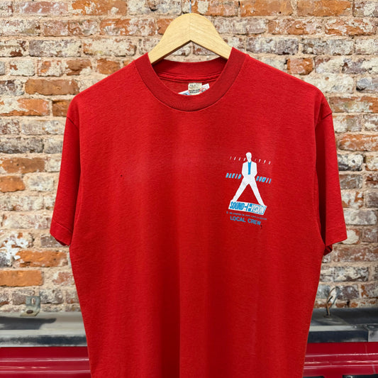 1990 David Bowie “Sound-I-Vision” Local Crew T-Shirt Size XL