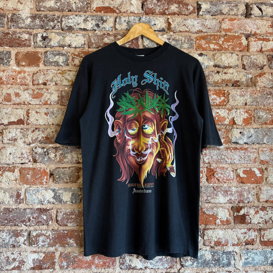 90s “Holy Sh*t Jesus Was A Hippy!” Amsterdam T-Shirt L
