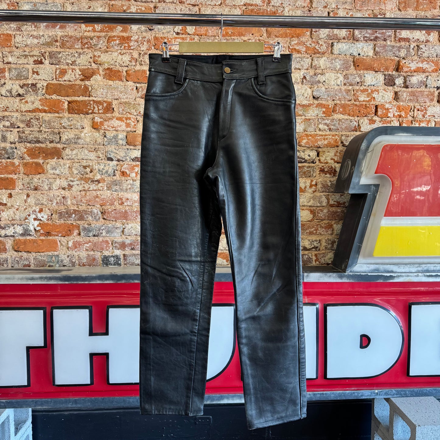 70s Vanson Leather Pant Sz 31