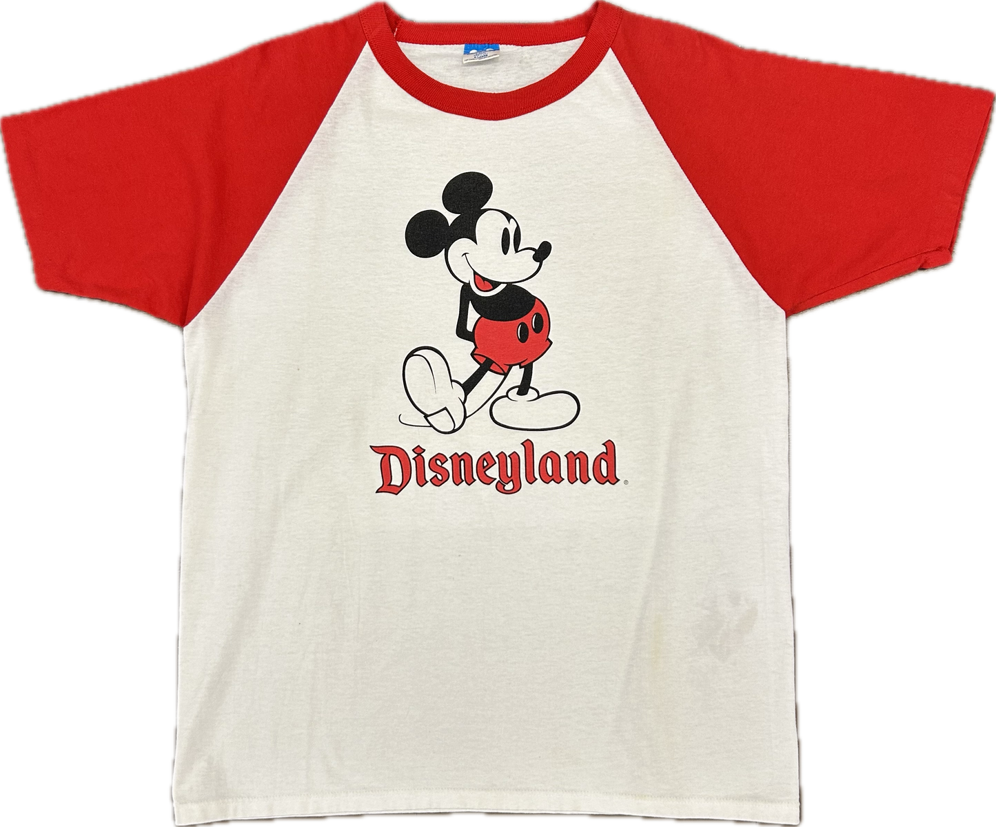 80’s Disneyland Mickey Mouse Raglan Tshirt Sz XL