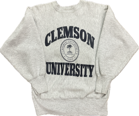 90’s / Clemson Champion Reverse Weave Sweater